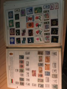 Collection of Bulgaria stamps from huge Harris albums