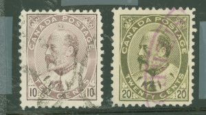 Canada #93-94  Multiple