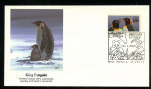 US 2708 Wild Animals - King Penguins UA Fleetwood cachet FDC