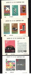 Mexico  13 diff sheets   MNH cat $ 125.00