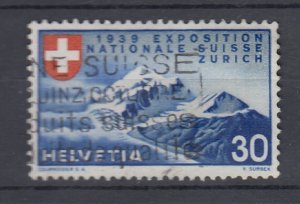 J30064,1939 switzerland used #249