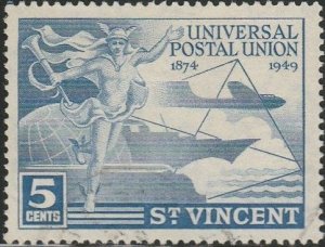 Saint Vincent, #170 Used  From 1949