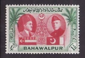 Pakistan Bahawalpur-Sc#17- id9-unused og NH set-KGVI-Union anniversary-1948-