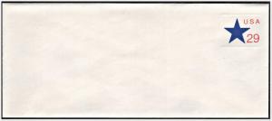 SC#U619 29¢ Star Envelope Entire Unused