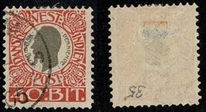 Danish West Indies #35 used 40-bit