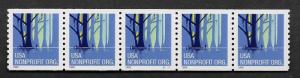 UNITED STATES SC# 3207  PL#S1111 STRIP/5 W/# ON BACK VF/MNH