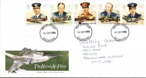 England 1986 FDC - The Royal Air Force - Colchester - F70726