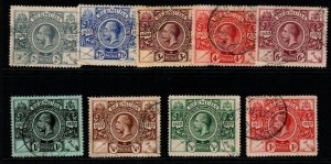 BERMUDA SG68/76 1921 TERCENTENARY SET FINE USED