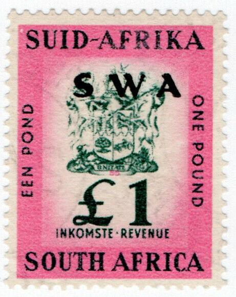 (I.B) South-West Africa Revenue : Duty Stamp £1