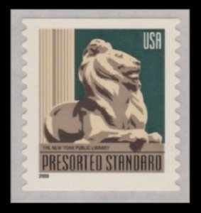 2000 10c New York Public Library Lion, Coil SA Scott 3447 Mint F/VF NH