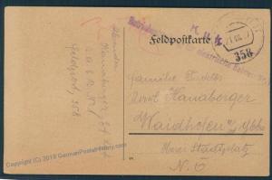 Austria KuK WWI FP 358 Electric Railway Bau und Betriebs Kp Elektrische Ba 51029