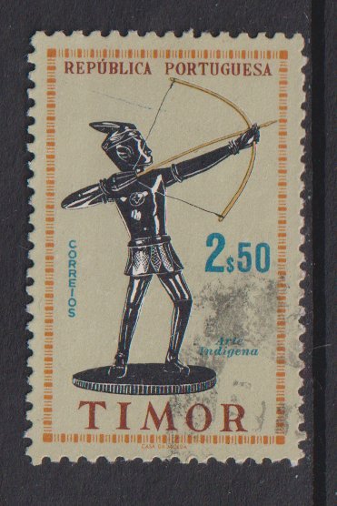 Timor  #307  used  1961  archer  2.50e