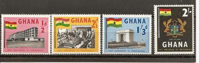 Ghana 17-20 MNH