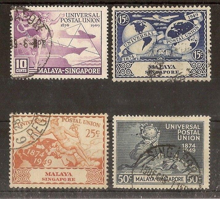 Singapore 1949 UPU Set Used