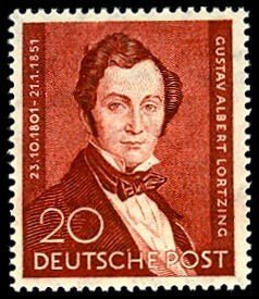 Scott #9N69 Albert Lortzing MNH