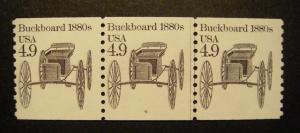 Scott 2124, 4.9 cent Buckboard, PNC3 #4, MNH Transportaiton Beauty