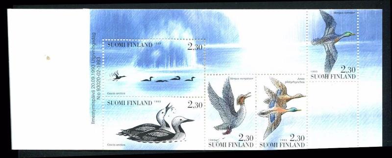 Finland Duck Booklet 1993 Sc 925a   (3rL)