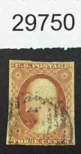 US STAMPS  #11 USED LOT #29750