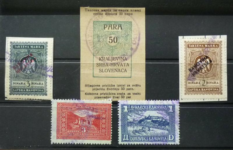 Ex Yugoslavia - Revenue Stamps! J7