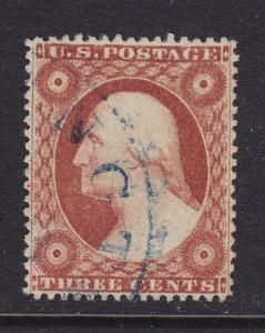 26A VF+ used neat Blue cancel with nice color cv $ 170 ! see pic !