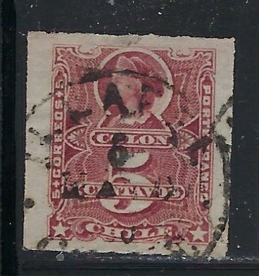 Chile 22 Used 1877 issue (fe7024)