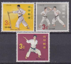 Ryuku Is #125-7  MNH VF  (A4)  