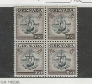 Grenada, Postage Stamp, #160 Block Mint NH, 1951, JFZ