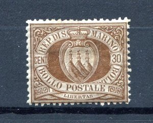 San Marino 1877 -1879 Sc 15 Mh CV $925 6813