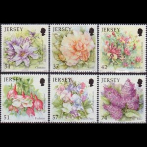 JERSEY 2007 - Scott# 1275-80 Summer Flowers Set of 6 NH