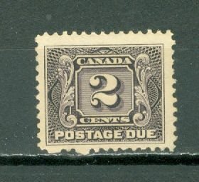 CANADA 1906  DUE #J2......PERF.12...MINT NO THINS