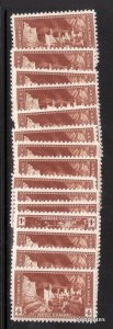 BOBPLATES #743 Mesa Verde Wholesale Group of 15 singles F-VF NH SCV=$10.5