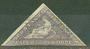 JN: Cape of Good Hope 5c used CV $1200