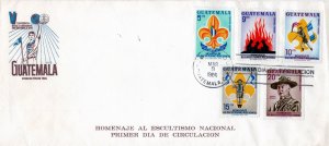Guatemala 1966 Sc C328-32 FDC-2