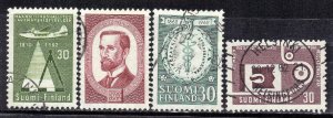 FINLAND  SC #394-397 1960  USED  30m  SEE SCAN