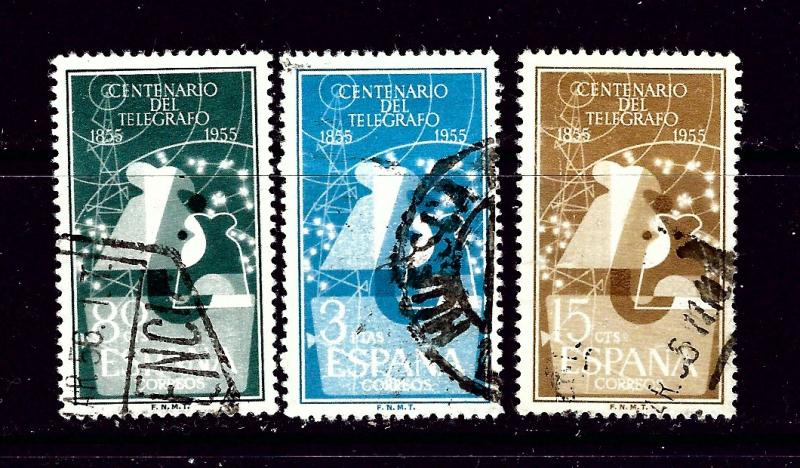 Spain 839-41 Used 1955 set