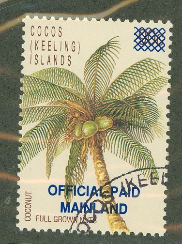 Cocos (Keeling) Islands #O1 Used Single (Complete Set)