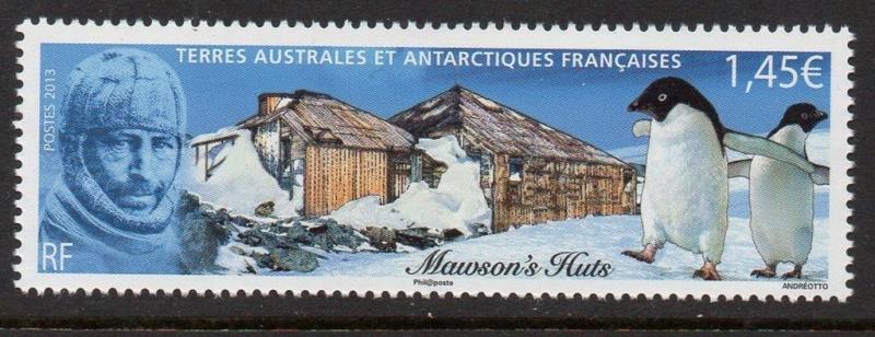 FSAT TAAF 2013 Penguins Mawson's Huts VF MNH