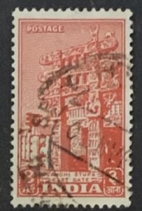 INDIA 1949 3a SG314 USED