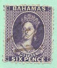 Bahamas #14 Queen Victoria (U)  CV$85.00