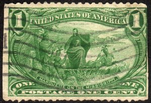 1898, US 1c, Trans-Mississippi, Used, Sc 285