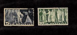 Switzerland - 1938 - SC 245-246 - Used - Citizens Voting