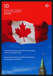 Canada 2807a Booklet MNH 50th Anniversary of the Canadian Flag