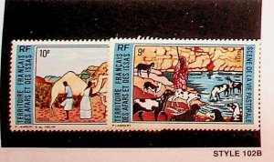 AFARS & ISSAS Sc 362-3 NH ISSUE OF 1973 - LOCAL LIFE