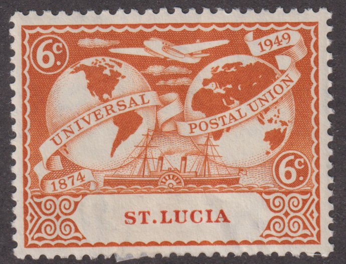 St Lucia 132 Universal Postal Union 1949