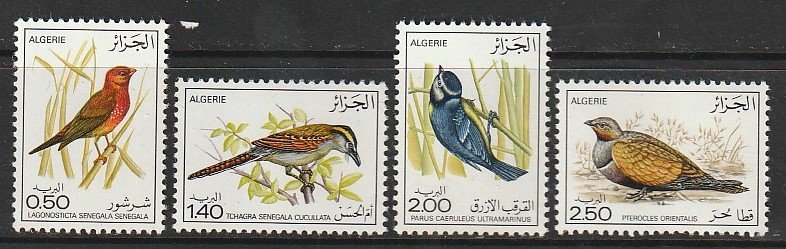 1976 Algeria - Sc 563-6 - MNH VF - set - Birds