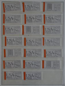 MALACK CVP1 - no.20 VF NH, complete mint set, SCARCE! sht380