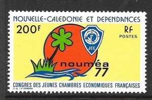 NEW CALEDONIA Sc 429 NH ISSUE OF 1977 - ECONOMIC CONGRESS