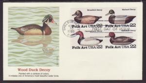 US 2141a Duck Decoys Fleetwood U/A FDC