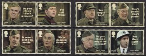 GB 4099-4106 Dad's Army set (8 stamps) MNH 2018