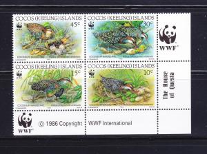 Cocos Islands 262 Set MNH WWF